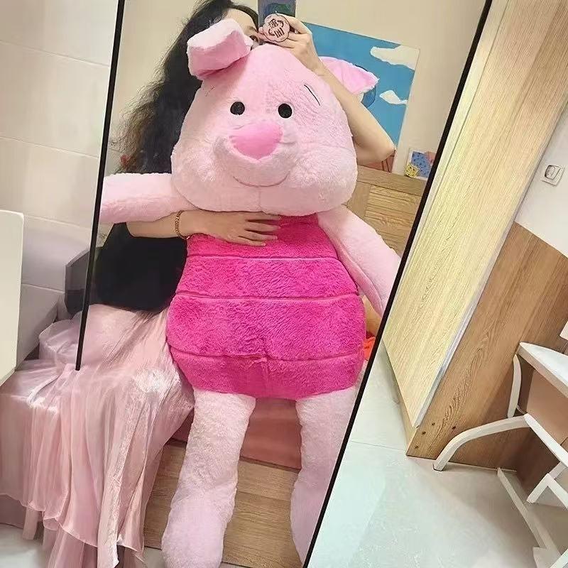 Piglet Tigger Pooh Pink Plush Toy Girlfriend Chinese Valentine Day Birthday Gift