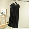 Letní volné šaty pro ženy, plus size, těhotenské, noční košile, nošené nad střední délku, sukně Aline