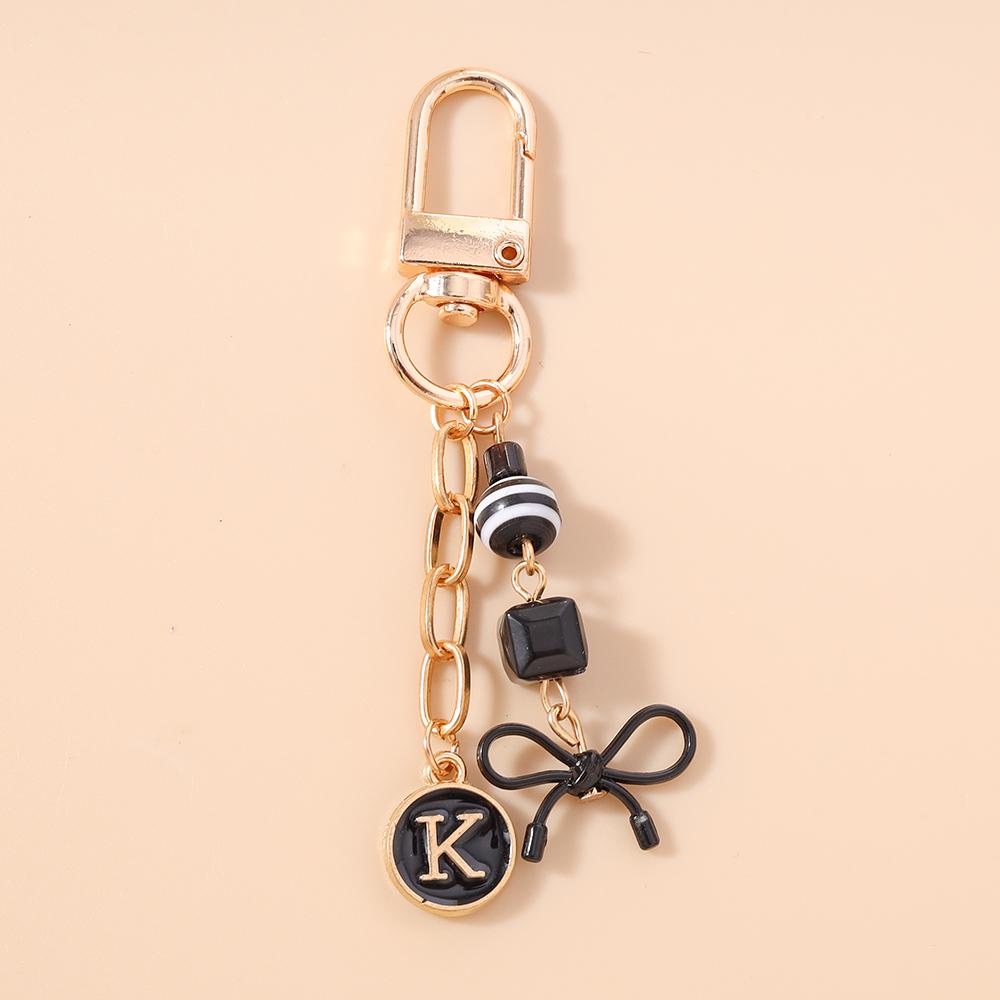 

Pretty Bowknot Keychain Women Girls Beads Key Ring Pendants for Handbag Decor DIY Key Chain Jewelry Gift