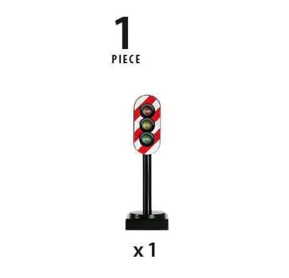 BRIO Light Signal 33743, for Ages 3 and Up [Toy, Wooden Toy, Wooden Rail, Scenery Parts, Gift (BirthdayChristmas)]