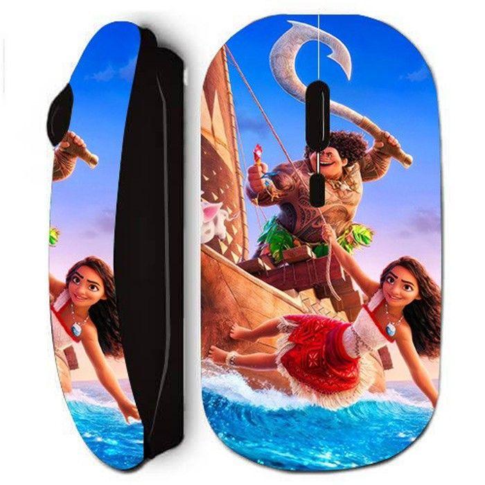 Souris sans fil - Disney - Vaiana Maui - Noir - Ergonomique - Optique