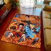 One Piece Floor Rug Carpet Anime Theme Soft Touch Anti Slip Bottom for Bedroom Living Room Decor -QJY