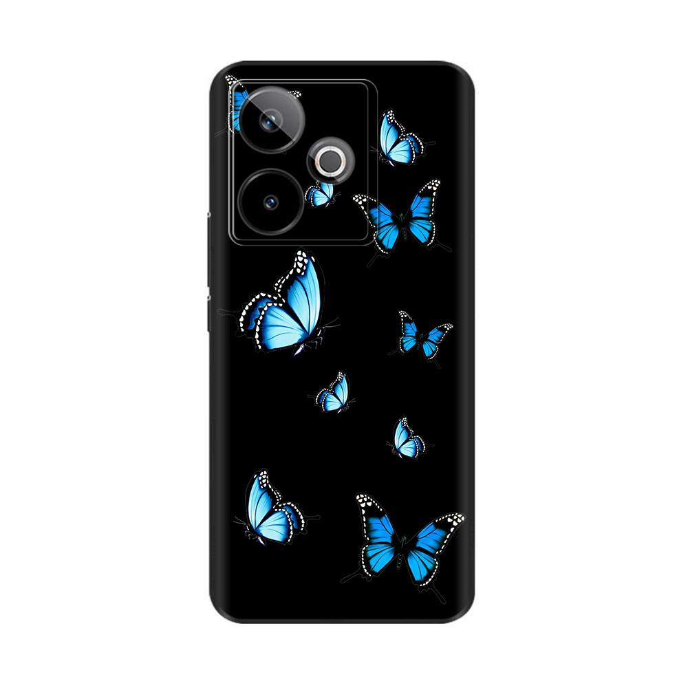 For Realme GT 7 Case Silicone Soft TPU Phone Back Cover For Realme GT 7T Case Cute Cartoon Cases For Oppo Realme GT7 Fundas Bags
