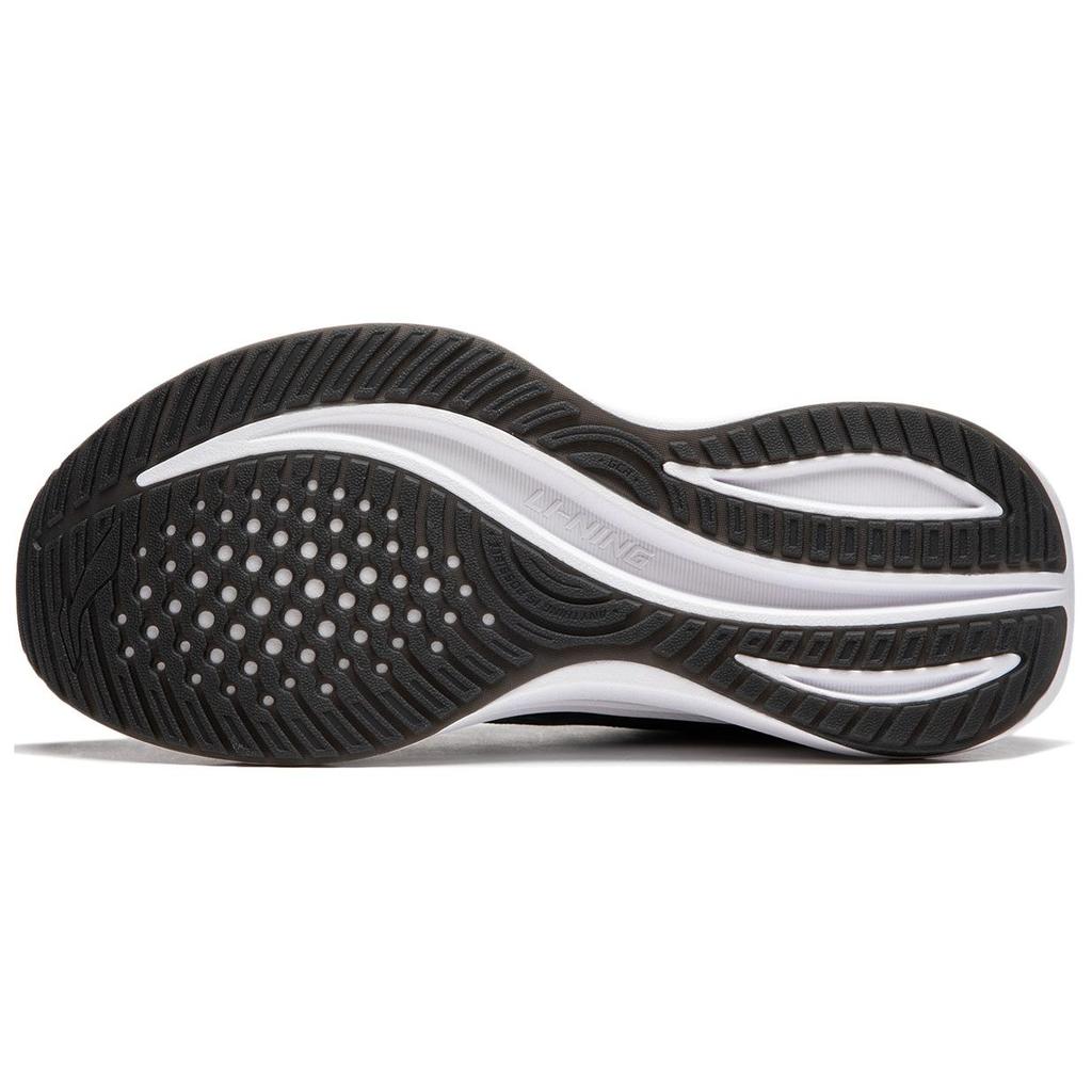 LiNing Cushioning Anti Slip Wear Resistant Breathable Support Rebound Low Top Casual Running Shoes Men's Black