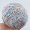 Colorful Plush Wool Thread Mink Cashmere Soft For Sweater Hat New Mohair Yarn Colored Dots For Knitting Spokes Hook Needlework