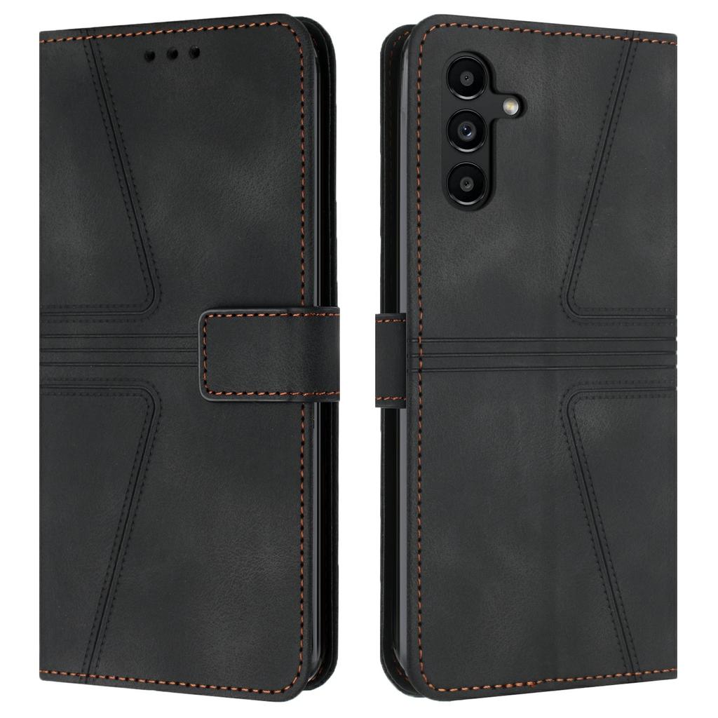 For Samsung Galaxy A26 5G/A16 5G/A16 4G Case Triangle Imprinted Anti-Scratch Phone Wallet Cover