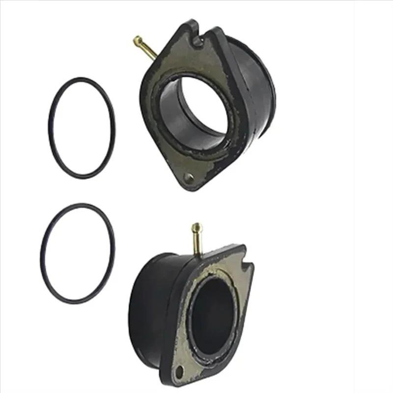 For XV700 XV750 XV920 Virago VIRAGO 1100 XV1100 XV 700 750 920 2Pcs Motorcycle Carburetor Intake Manifold Adapter