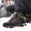 2025 Winter High-Top Plus Size Men's Hiking Shoes, Couple Style, Plus Velvet Warm Cotton
