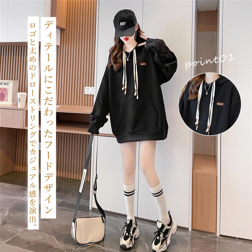 Tamglean Quion Thick Hooded Pullover for Autumn and 3D Large Casual Loose Plus Soft Women's Winter, Print, Pockets, Top, Warm, Figure-Flattering, Fit,