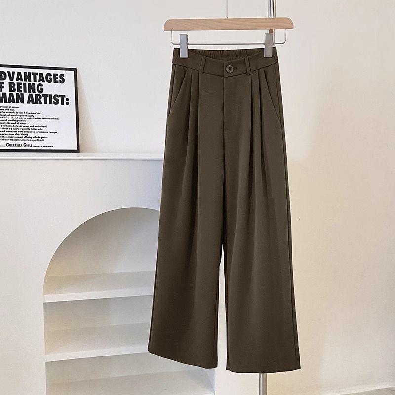 

Women s 2025 Spring High Waist Versatile Wide-Leg Pants 2XL - 133-145 jin