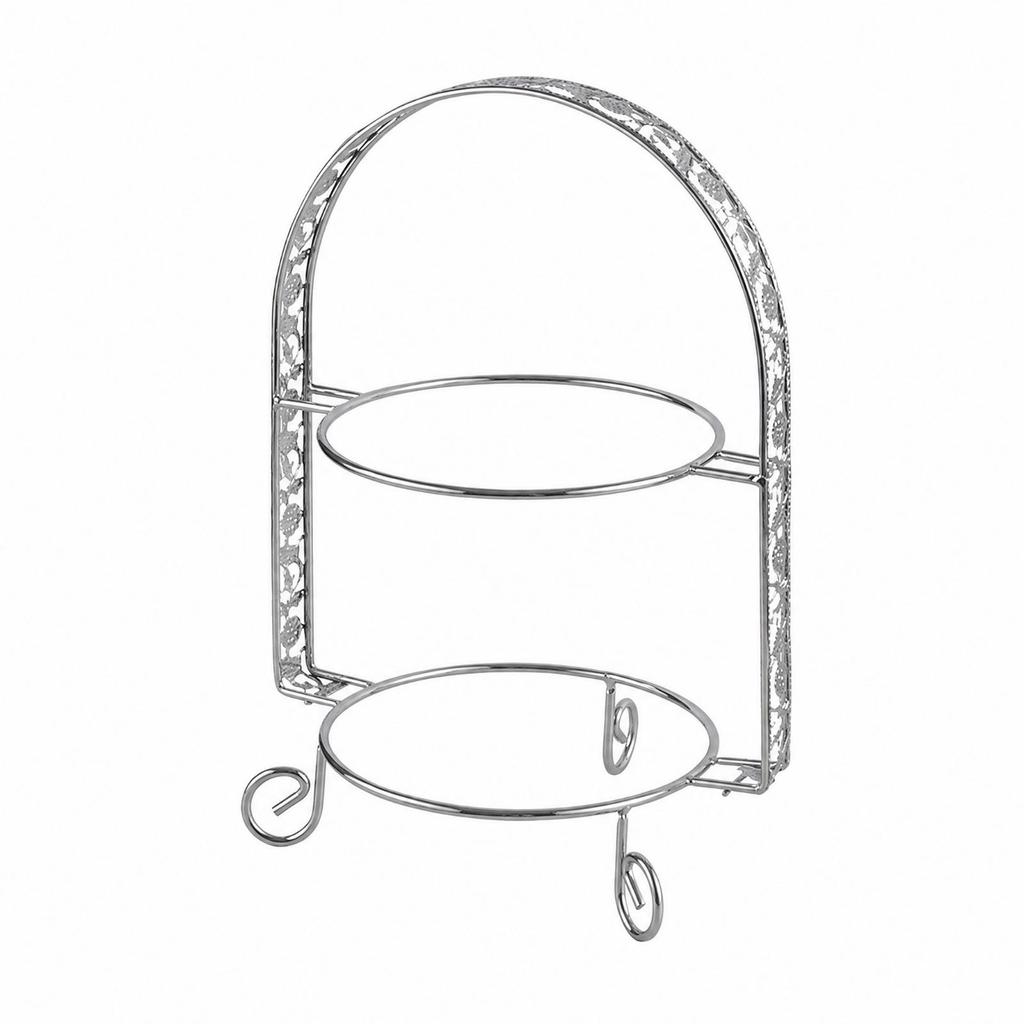 Metal Pastry Display Stand with Circular Tiers Decorative Cake