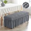 Rectangle Stool Covers Long Bench Seat Furniture Protector Removable Elastic Chair for Living Room Hotel