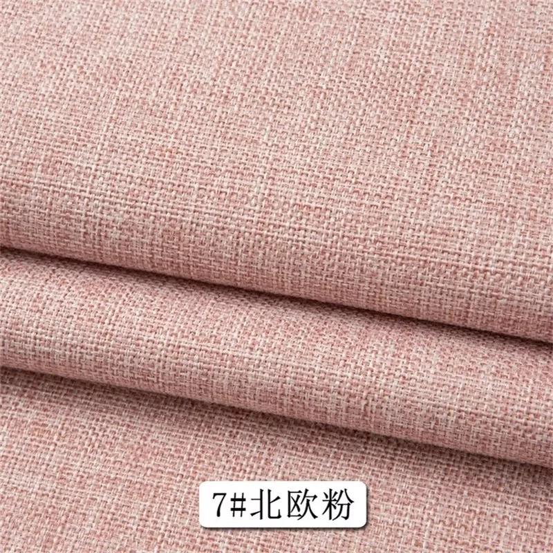 Cotton Linen Style Sofa Fabric By Meters for Upholstery Tablecloth Bag Curtain Pillowcase Diy Sewing Thick Wearable Cloth Plain