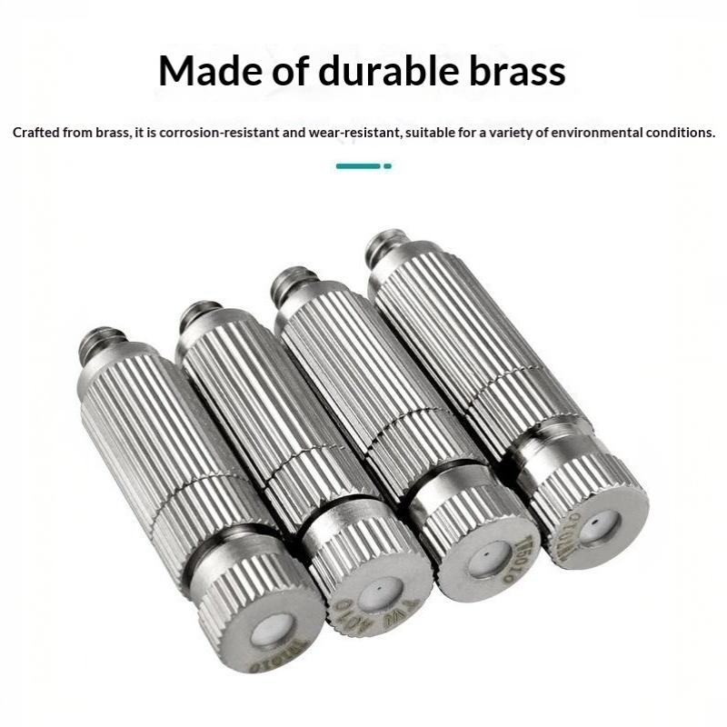 High Pressure Misting Nozzle Fogging Sprayer Cooling Landscaping Watering Humidification Disinfection Atomizing Sprinkler