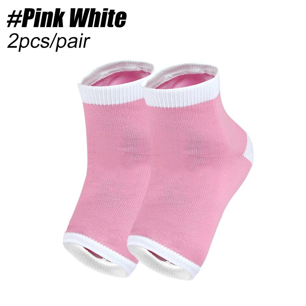 1Pair Arch Support Sleeve Cushioned Gel Pad For Flat Foot Pain Relief Plantar Fasciitis Heel Spurs Reusable Fabric Socks