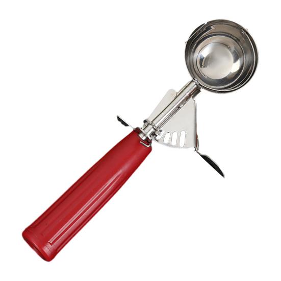 Stainless Steel Ice Cream Scoop, Food Grade Melon Baller with Press Release, Non Stick Fruit Baller for Watermelon C