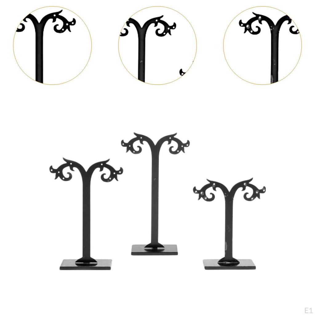 3 Piece T Shape Earring Stand for Jewelry Display And Storage