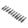 10PCS 45 Steel Carving Bit Set Compact Engraving Tool Multifunctional Rotary Burr Set