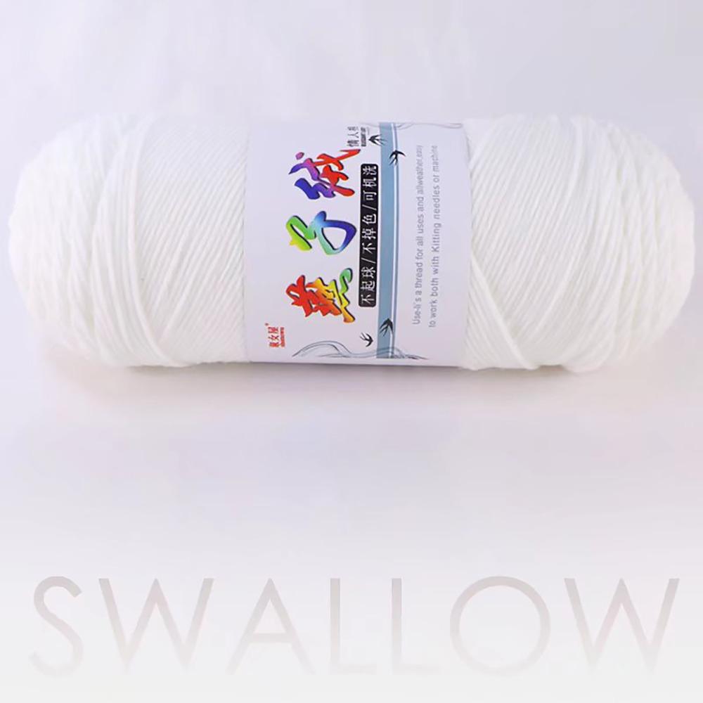 200g/pc Knitting Wool Milk Cotton Yarn Cotton Wool Thread  For Scarf Coat Baby Blanket DIY