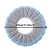 1Pcs Bathroom Toilet Seat Cover Mat Washable Warmer Bathroom Toilet Cushion With Handle Thicker Soft Knitting Closestool Pad