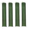 4PCS Canvas Flood Protection Sandbag 4ft X 6 In Gree Sandbag Tube Reusable with Elastic Band Flood Control Sandbag