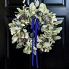 Grass Simulation Wreath Window Decoration Wall Hanging, Simulation Plant Berry Vine Ring Pendant