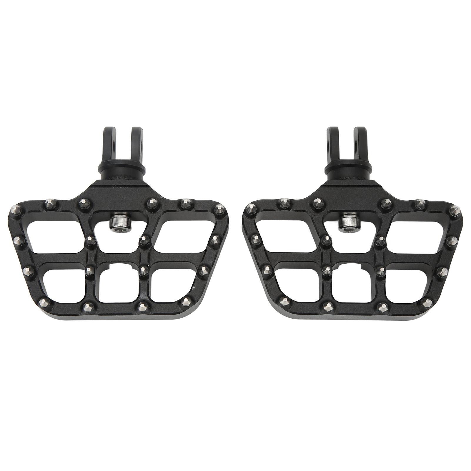 

2pcs Motorcycle Front Foot Pegs CNC Aluminum Anodized Anti Slip Spike Replacement for F900R F900XR 2020‑2022 Silver серебряный