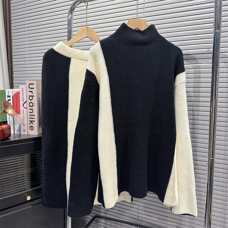 Korean Petite Lace Patchwork Knitted Sweater Vest