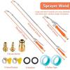 Convenient 44 Inch Spray Wand with Lockable Switch Handle Reduced Fatigue