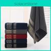 Bath Embroidered Cotton Towel Washcloth Solid Color Extra Thick Daily Men Women