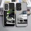 Simple Japanese Sports Cars Pattern Soft Phone Case for Samsung A17 A16 A15 A14 A13 A57 A56 A55 A54 A53 A37 A36 A35 A34 A33 A26