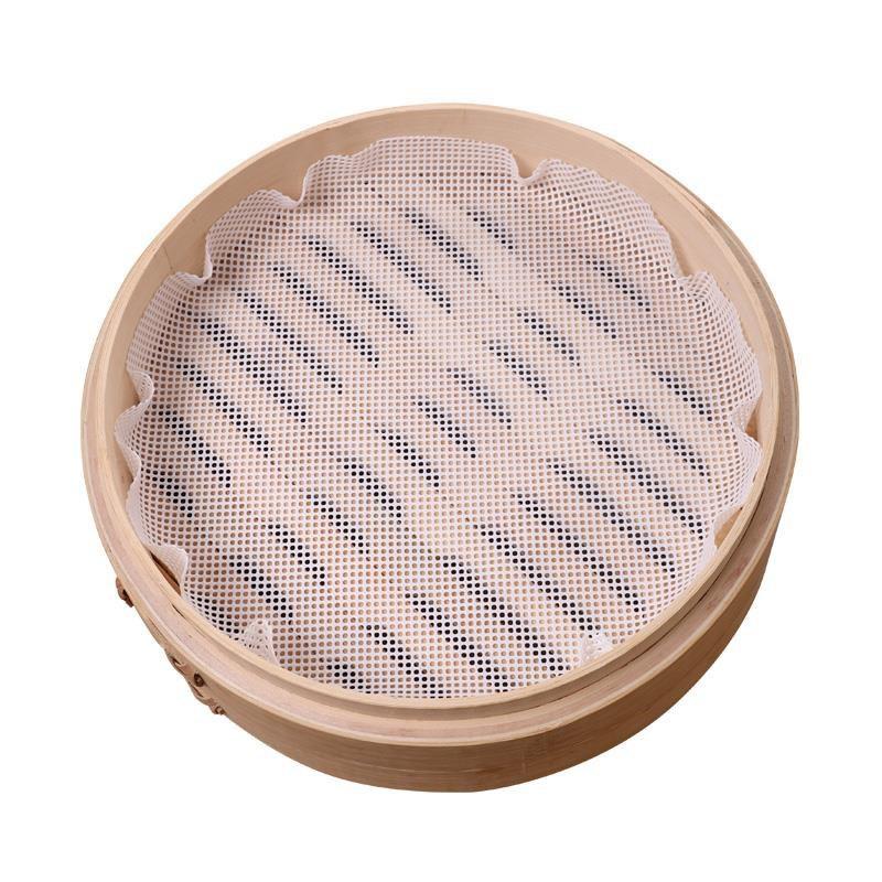 Nepřilnavá podložka do napařovače Nástroj na Dim Sum Potravinářský silikon Opakovaně použitelná Podložka do restaurace Kuchyňská podložka do napařovače Kuchyňské doplňky pro vaření