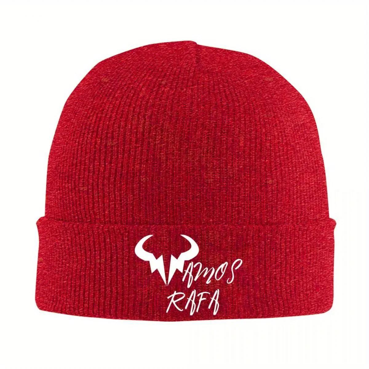 new Rafa Nadal Knit Hat Beanie Autumn Winter Hat Warm Casual Caps for Unisex Women