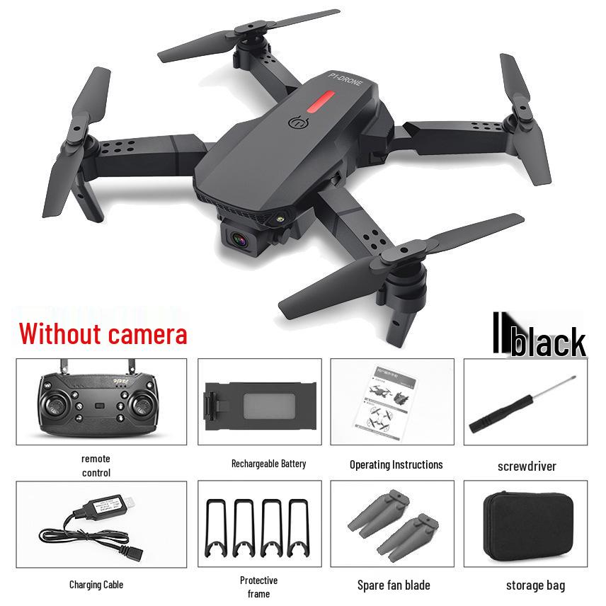E88 Mini Foldable Brushless Drone with Optical Flow & Remote Control for Aerial Photography