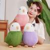 Cartoon Parrot Plush Toy: Colorful Bird Hug Pillow for Kids