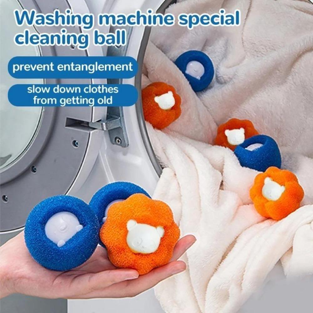 6Pcs Laundry Ball Kit Reusable Washing Machine Clothes Hair Cleaning Tool Pets Hair Catcher Household Cleaning Laundry Balls