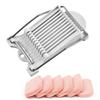 Lunch Meat Slicer Luncheon Meat Slicer Multifunctional Stainless Steel Ham, Fruit, Vegetable, Egg, Cheese Slicer Kitchen Gadget