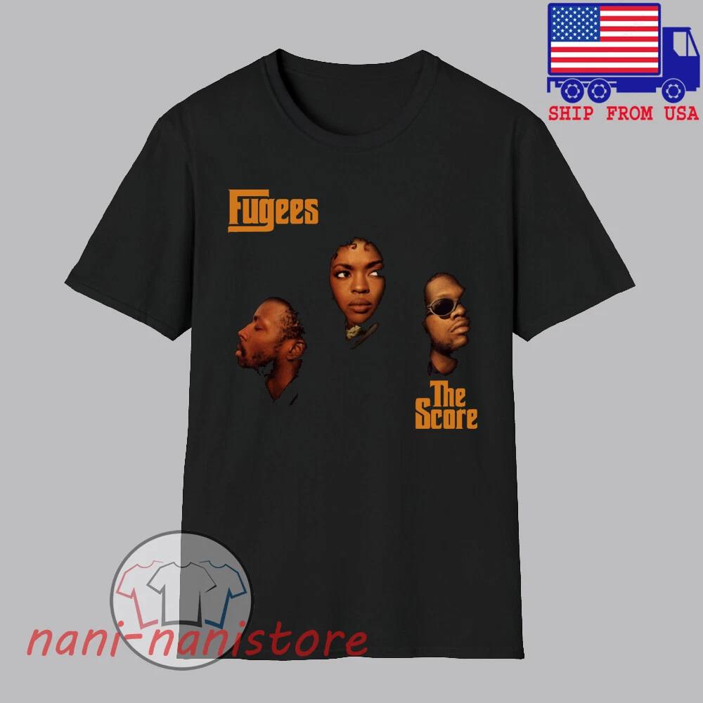 The Fugees The Score Men s Black Size S-5XL L