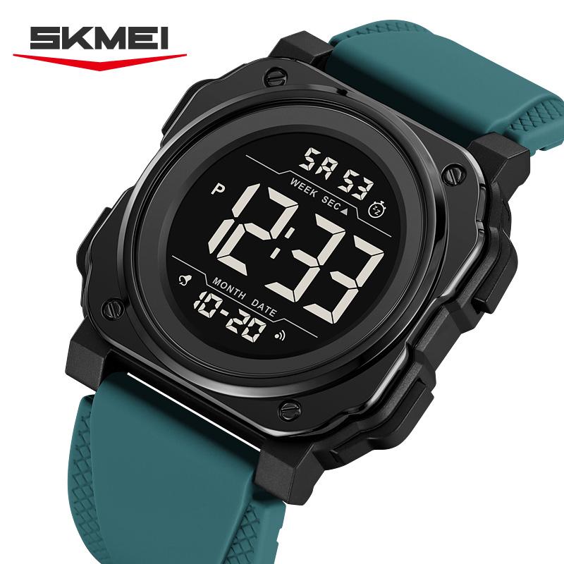 Skmei 2511 Fashion Gents Digital Watch Silicone Strap Waterproofing Multi Function Night Display Sports Watch Factory