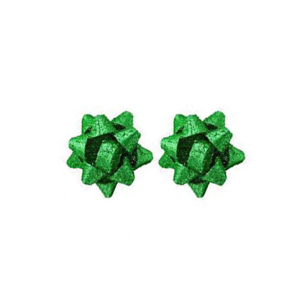 Star Ribbon Merry Christmas Earrings Snowflake Wrap Bow Stud Earrings  Girls