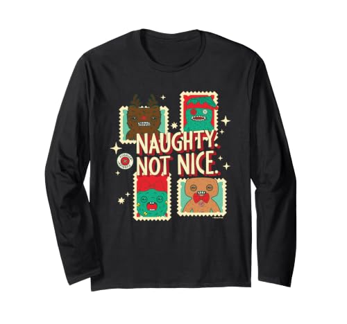 Fuggler Naughty Not Nice Keith Wreathington & Co Christmas Long-Sleeve T-Shirt