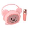 Kids Microphone Speaker Set Portable Karaoke Machine Battery Powered Cartoon Singing Toy for Girls