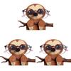 1/3pc Cute Animal Glasses Holder Rack Cartoon Cat Fox Sloth Dog Sunglasses Holder Display Stand Showcase Home Office Desk Decor