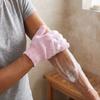 Exfoliating Bath Gloves with Five Finger Design, Set of 2 – Gentle Body Scrub for Smooth Skin