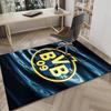 Borussia dortmund Area Rug for Office, Chair Rug, Decorative Carpet Livingroom Mat, Large Size Fan gifts Christmas gifts