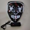 Halloween Two-Color Luminous EL Mask for Dance Parties