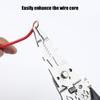 Versatilitys 6Inch Wire Stripper For Precise Cable Cutting Slip Resistant Handle Lightweight Design Multipurpose Tool