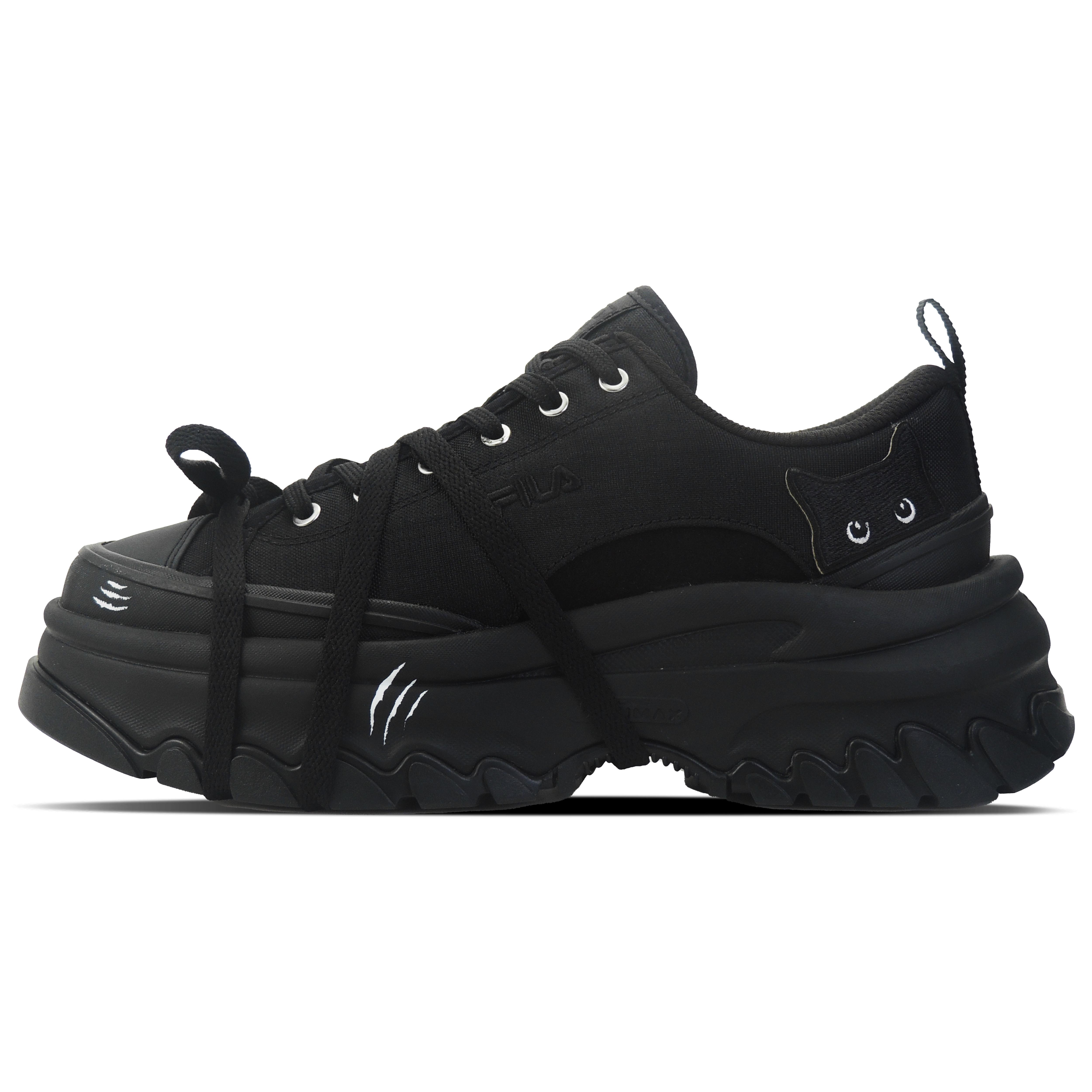 FILA Lava Naughty Black Cat Waterproof Low top Casual Shoes Women s Black F12W124155FBK(Team128-) 36.5