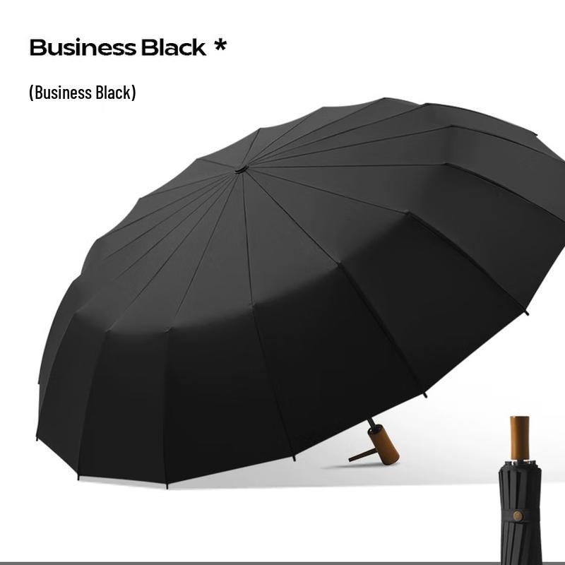 Nanqiao Vintage Manual Tri-Fold Umbrella