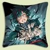 Anime Hunter x Hunter Pillow Covers Cartoon Sofa Decorative Home Doublesided Printing Short Plush Cute Cushion Cover